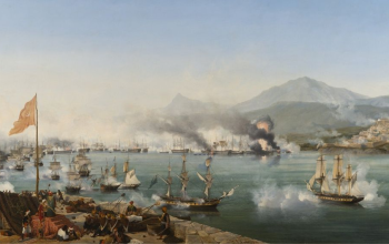 Αναπαράσταση της Ναυμαχίας του Ναυαρίνου